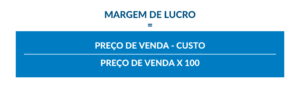 Fórmula para precificação de produtos 